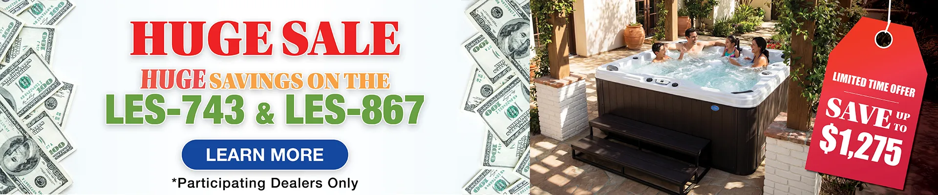 Calspas hot tub being used in a family setting - Johns Creek